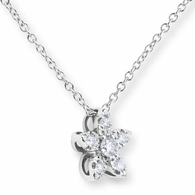 Costco UK Costco 0.34ctw Round Brilliant Cut Diamond Pendant in 18ct White Gold- Buy online at McGrocer