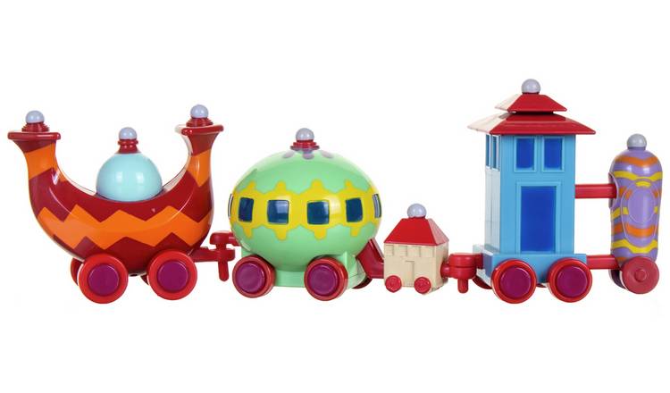 In the Night Garden Ninky Nonk train set with 5 colourful cars, UK version