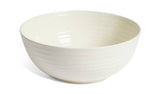 Habitat ripple stoneware serving bowl in cream (British brand)