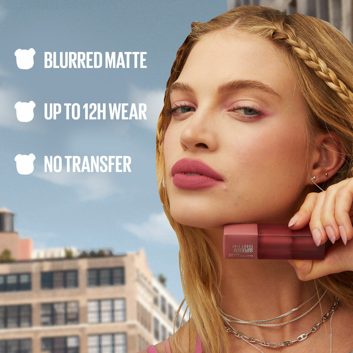 Maybelline New York Super Stay Teddy lip tint 3-pack, UK version