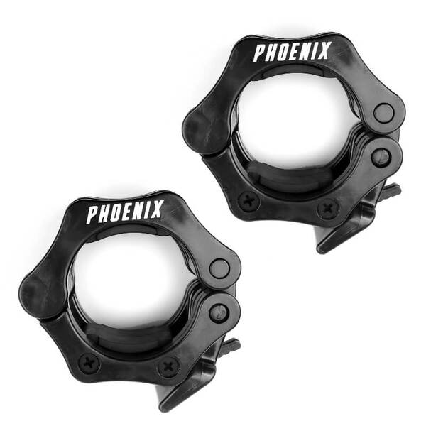 Phoenix Fitness 2 Inch Orange Barbell Clamp