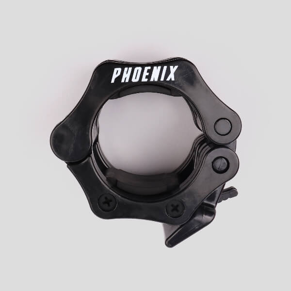 Phoenix Fitness barbell clamp 2 Inch black, UK version