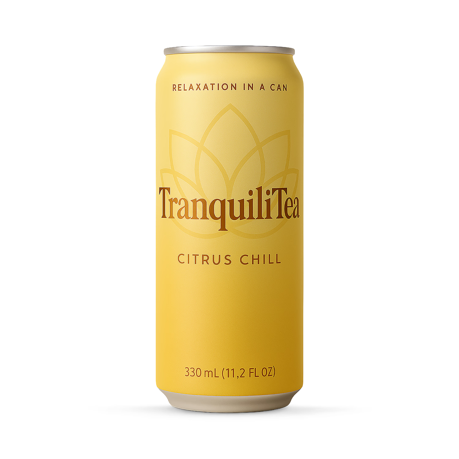 TranquiliTea Citrus Chill functional drink 330ml 12 pack, imported from the UK