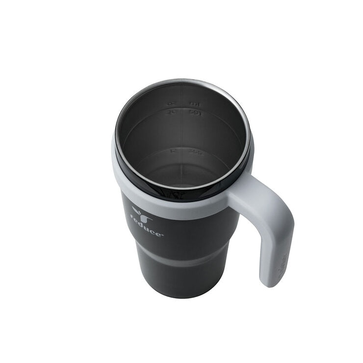 Reduce Cold1 mug 700ml in black and white 2 pack (British brand)