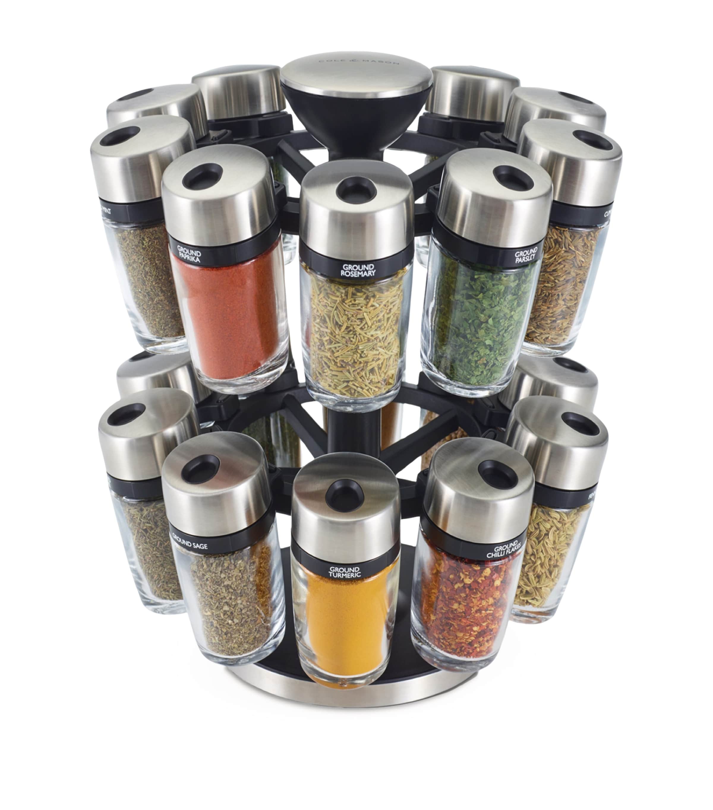Cole & Mason Cambridge herb and spice carousel rack - British product