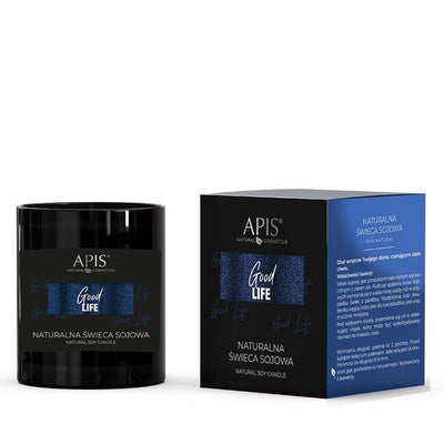 Superdrug Apis Good Life Natural Soy Candle with Uplifting Fragrance 220ml- Buy online at McGrocer