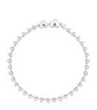 Astrid & Miyu heart tennis bracelet - British product