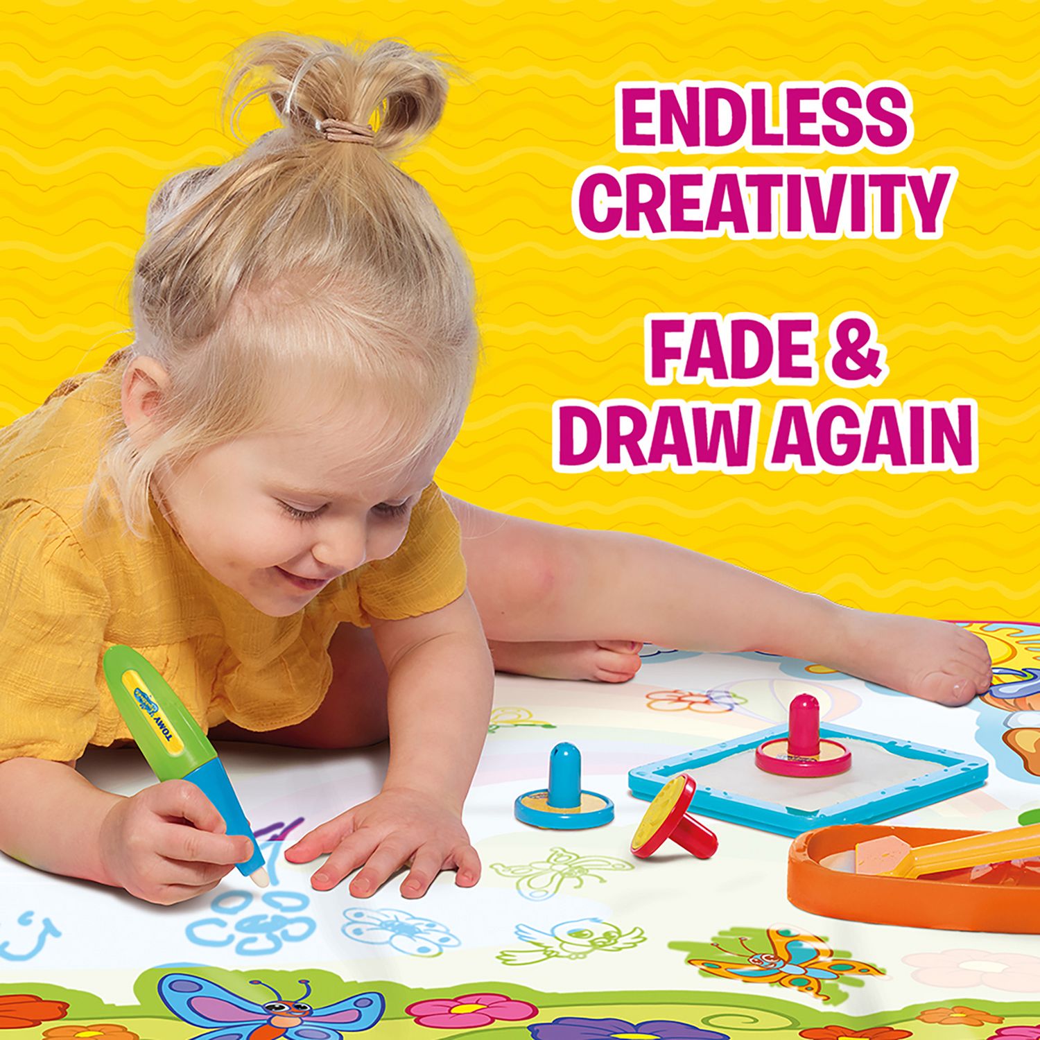 Tomy Super Rainbow Deluxe Aquadoodle drawing mat, imported from the UK