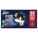 Felix As Good As it Looks Mixed Selection in Jelly Wet Cat Food    80 x 100g GOODS M&S   