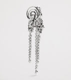 Yeprem white gold and diamond drop earrings (British brand)