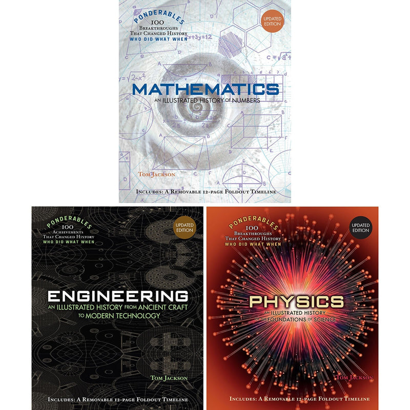 Ponderables STEM book hardback with timeline poster - British product
