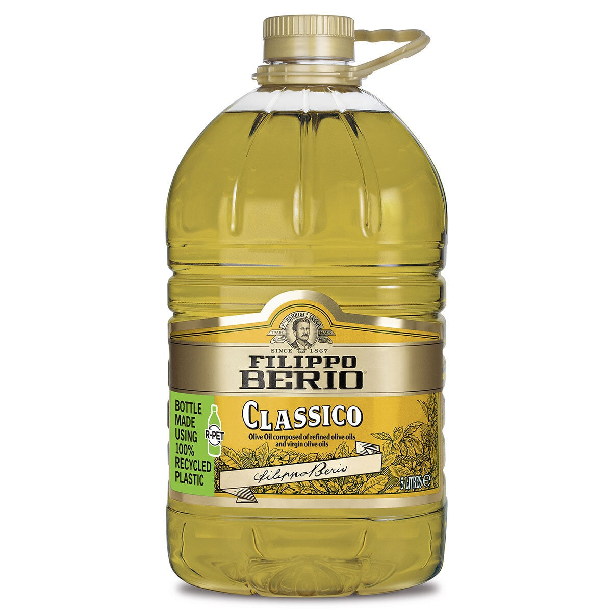 Filippo Berio klassisk olivenolie 5L - britisk produkt