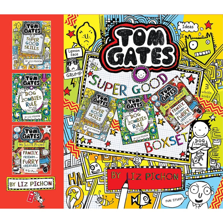 Tom Gates book collection 3-book set, UK version