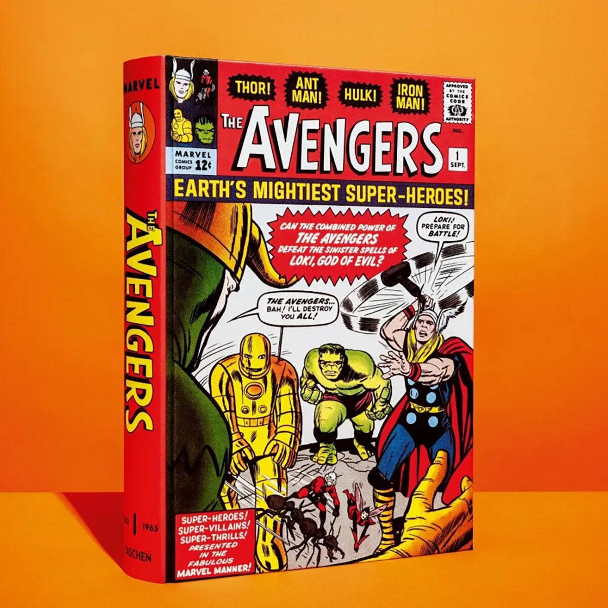 Marvel comic book collection Spiderman or Avengers hardback, imported from the UK
