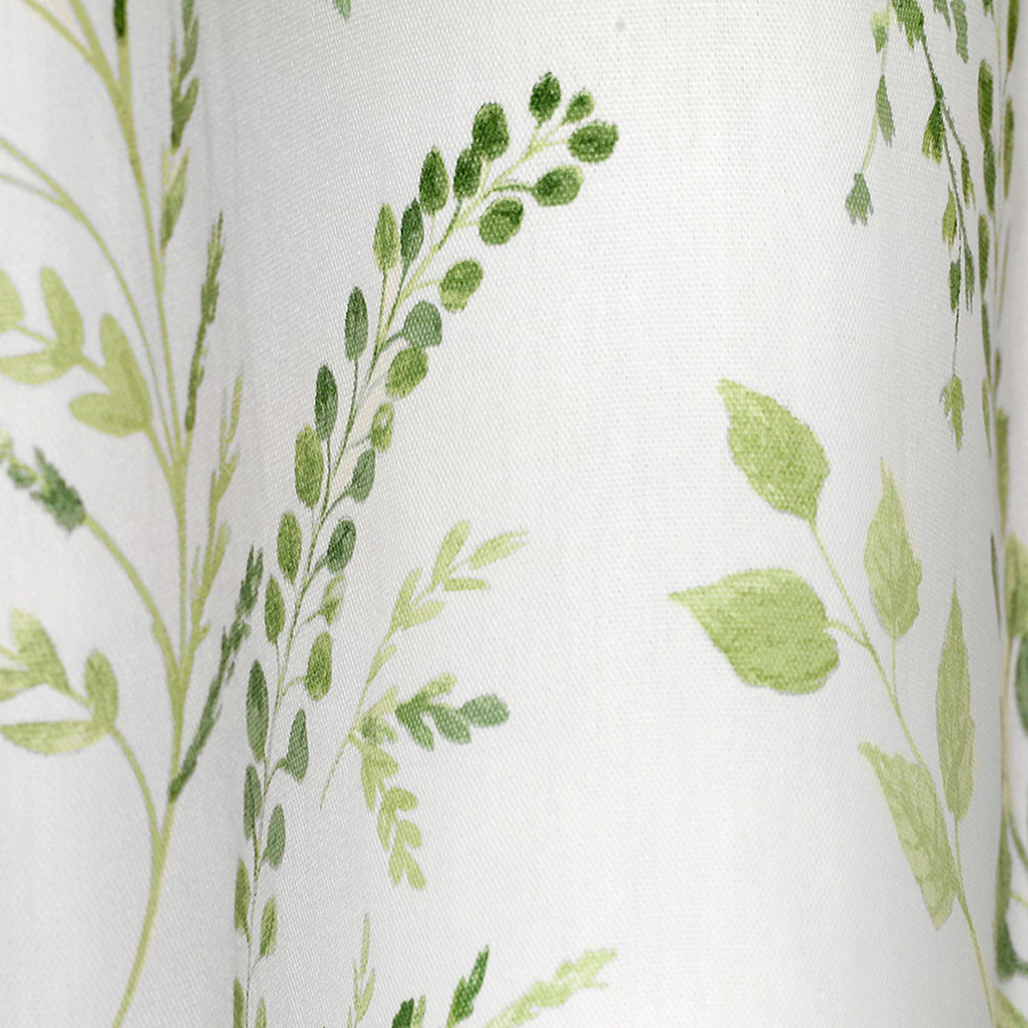 Fusion Fernworthy Floral Eyelet Curtains - Green - 168x183cm