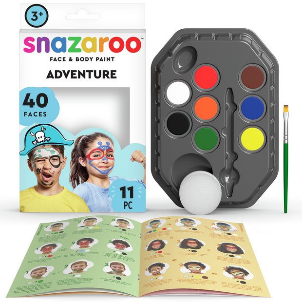 Snazaroo Adventure face paint kit, UK version