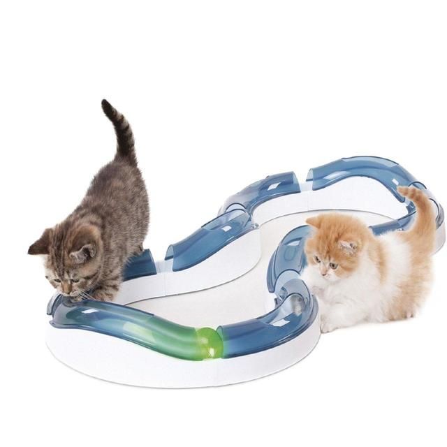 Catit Senses Super Roller Circuit Cat Toy GOODS M&S   