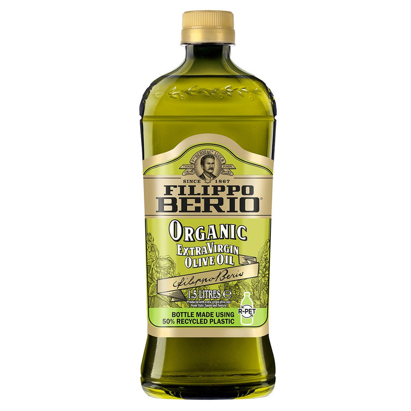 Filippo Berio Organic Extra Virgin Olive Oil 1.5L - British product