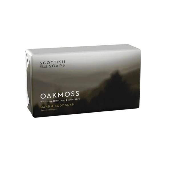 Scottish Fine Soaps Oakmoss Hand & Body Bar 220g (British brand)