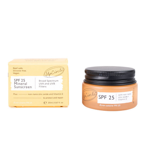 UpCircle mineral sunscreen travel size 20ml, UK version
