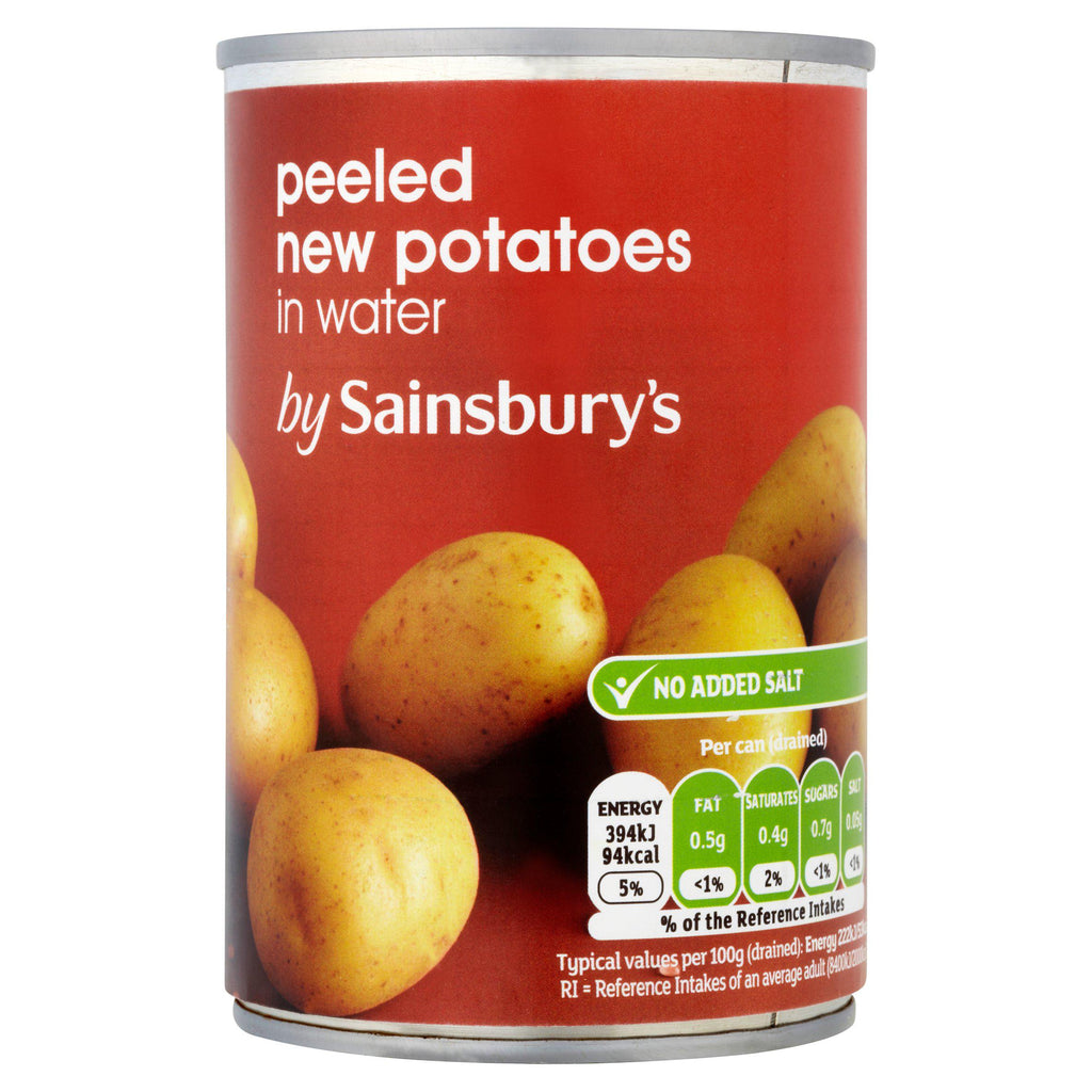 Sainsbury's Peeled New Potatoes In Water 300g (195g*)