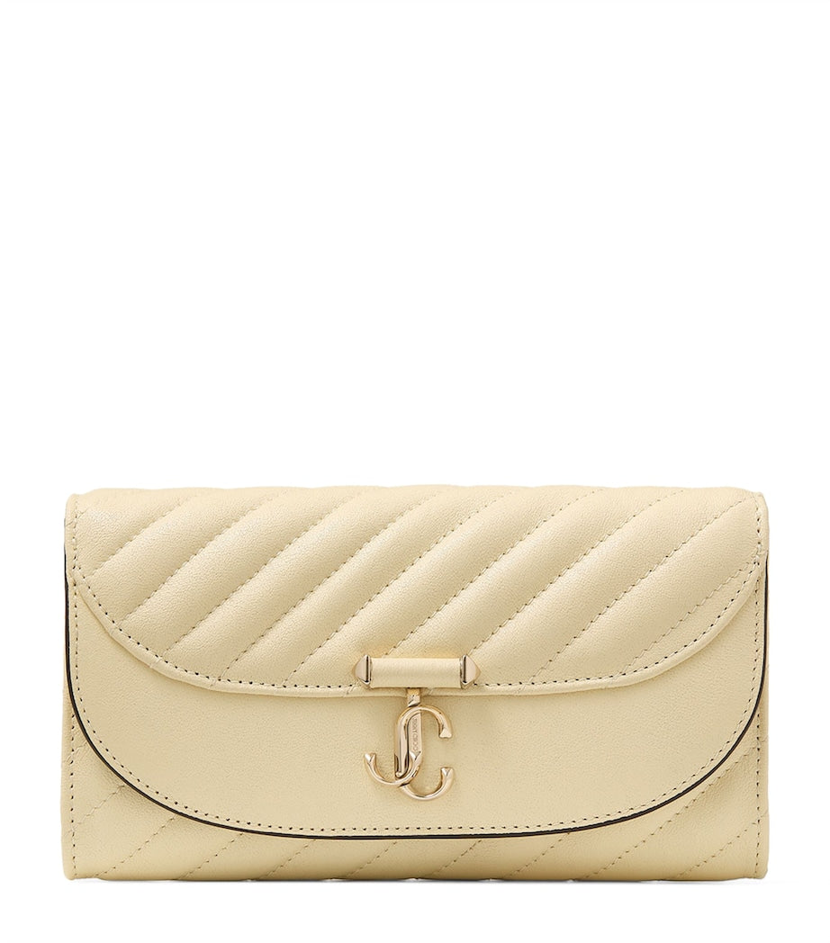 Jimmy Choo Curve chain wallet with monogram, imported from the UK