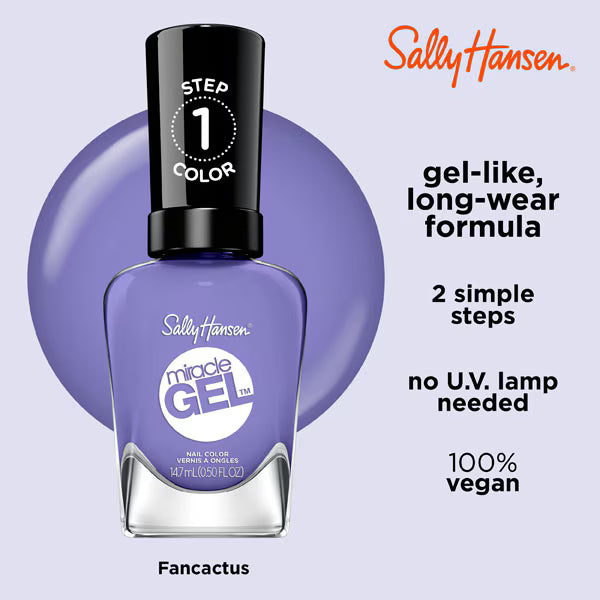 Sally Hansen Miracle Gel nail polish knowledge is flower (British brand)