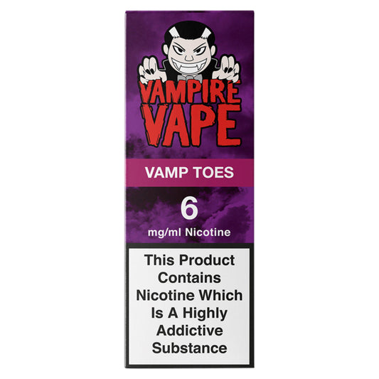 Vampire Vape Vamp Toes Nicotine 10ml 6mg Electronic cigarettes Sainsburys   