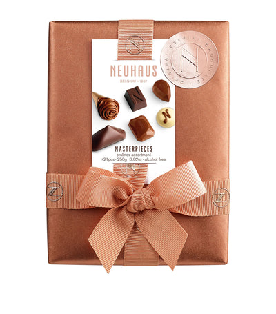 Harrods Neuhaus Timeless Masterpieces Ballotin Chocolate Gift Box 250g- Buy online at McGrocer