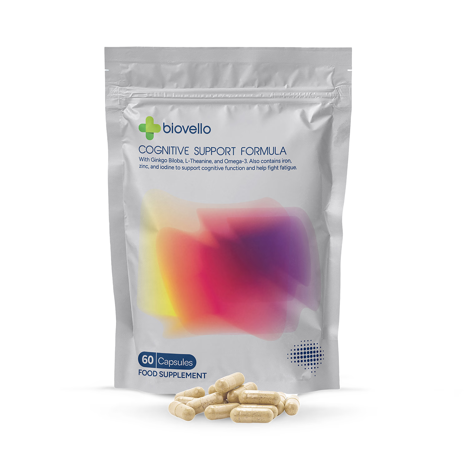 Biovello cognitive support formula 60 capsules, UK version
