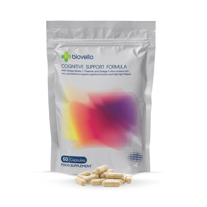 Biovello cognitive support formula 60 capsules, UK version