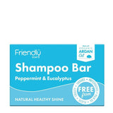 Friendly Soap peppermint eucalyptus shampoo bar 6x95g, imported from the UK
