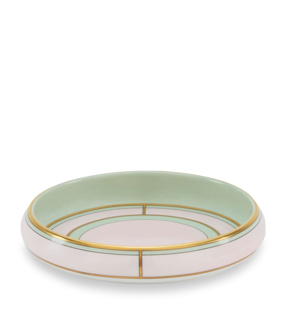 Ginori 1735 porcelain tray Colonna Diva Rosa 17cm, imported from the UK
