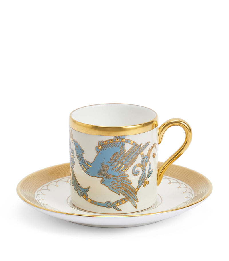 Wedgwood Phoenix coffee cup and saucer (British brand)