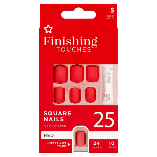 Finishing Touches red nail polish kit - British product