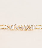 Suzanne Kalan yellow gold diamond classic bar bracelet - British product