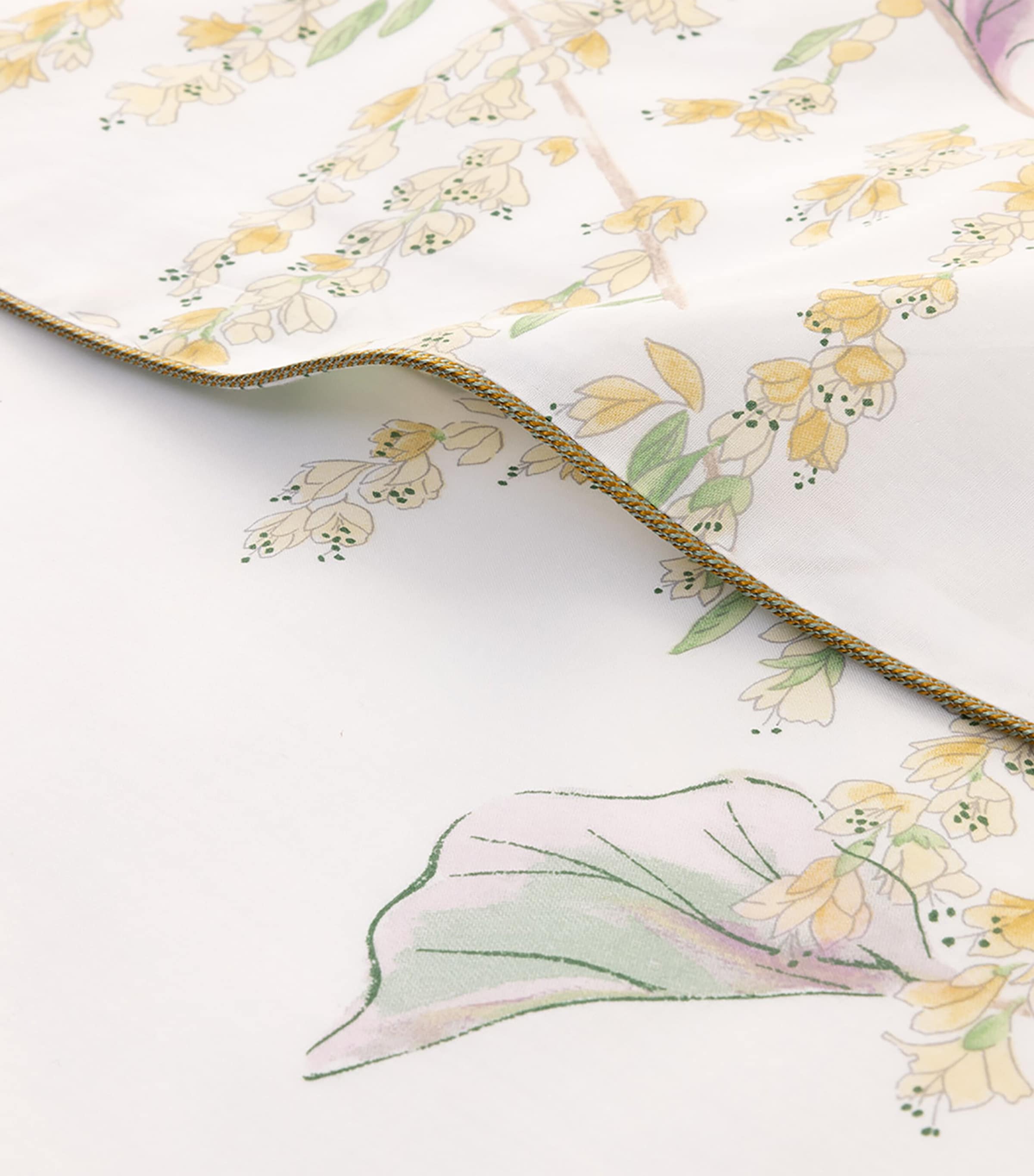 Yves Delorme Pollen Super King Flat Sheet (British brand)
