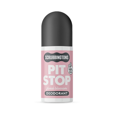 Holland & Barrett Scrubbingtons Pit Stop Roll On Deodorant for Adults Floral Blossom Scent 75ml- Buy online at McGrocer