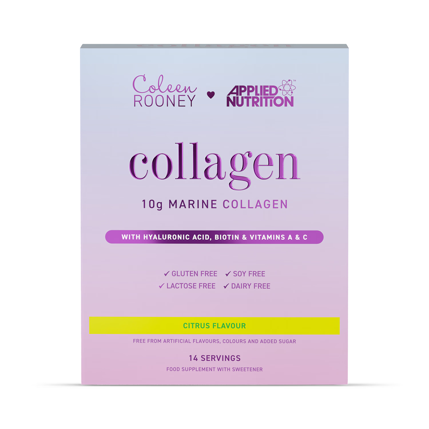 Applied Nutrition Coleen Rooney marine collagen citrus flavour - British product