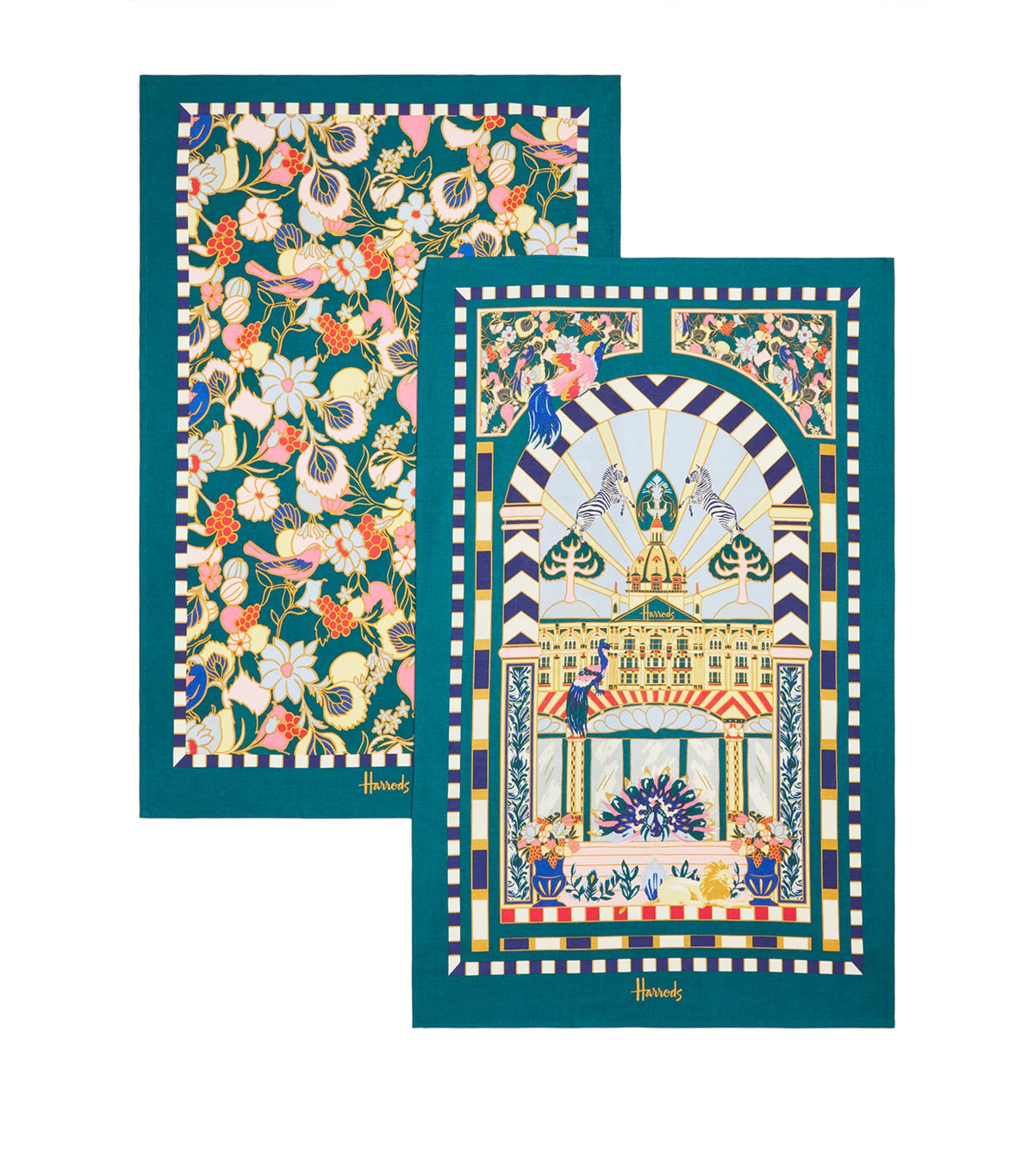 Harrods Enchanted Emporium tea towels set of two, UK version