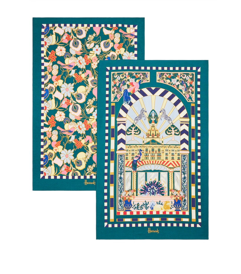 Harrods Enchanted Emporium tea towels set of two, UK version