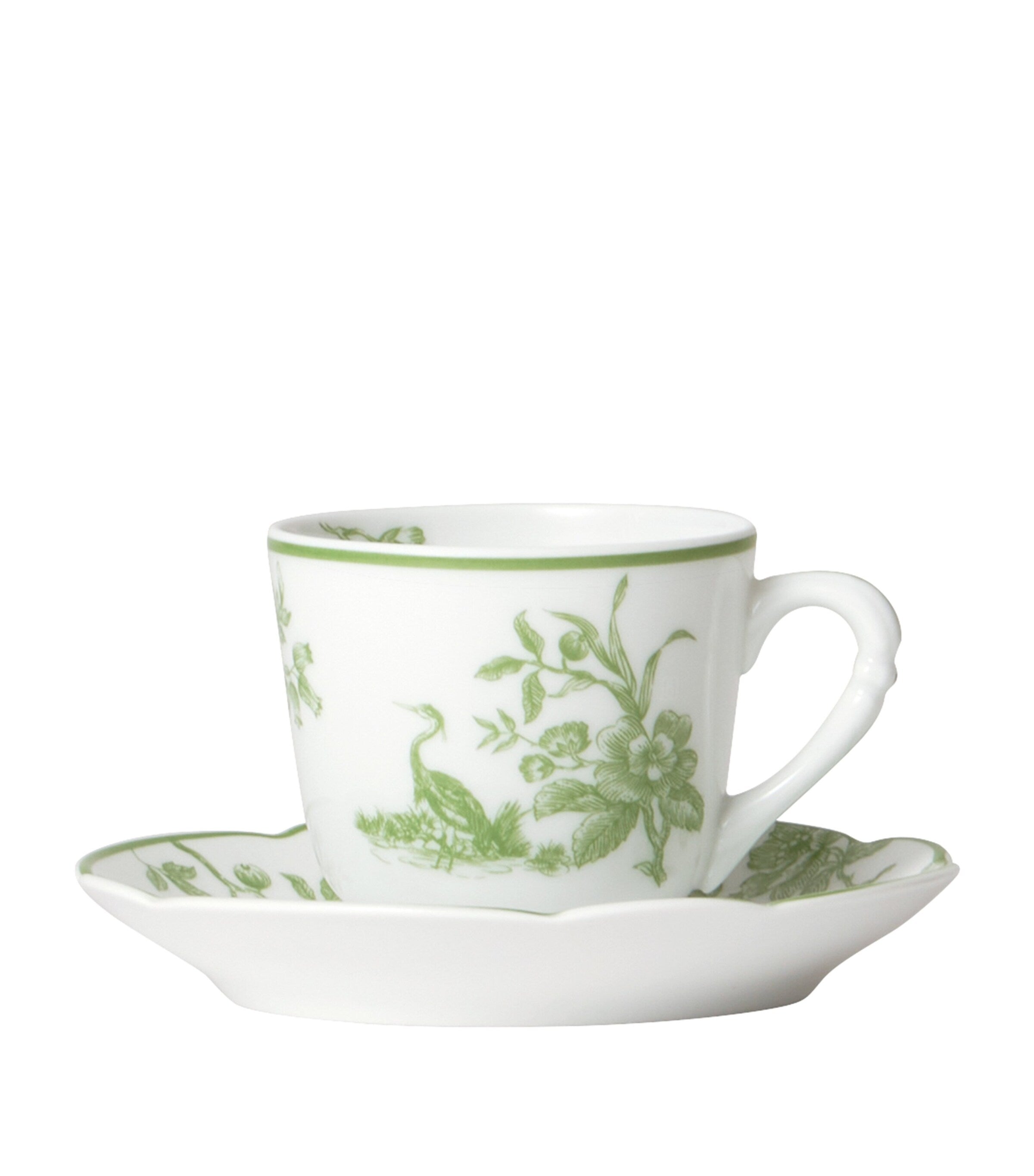 Bernardaud Albertine Moka tea cup and saucer - British product