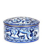 Dolce&Gabbana Casa porcelain Blu Mediterraneo trinket box - British product