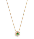 Suzanne Kalan Princess Flower diamond emerald necklace, UK version