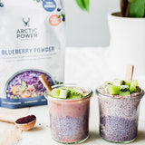 Arctic Power Berries blueberry powder bundle 4x70g, imported from the UK