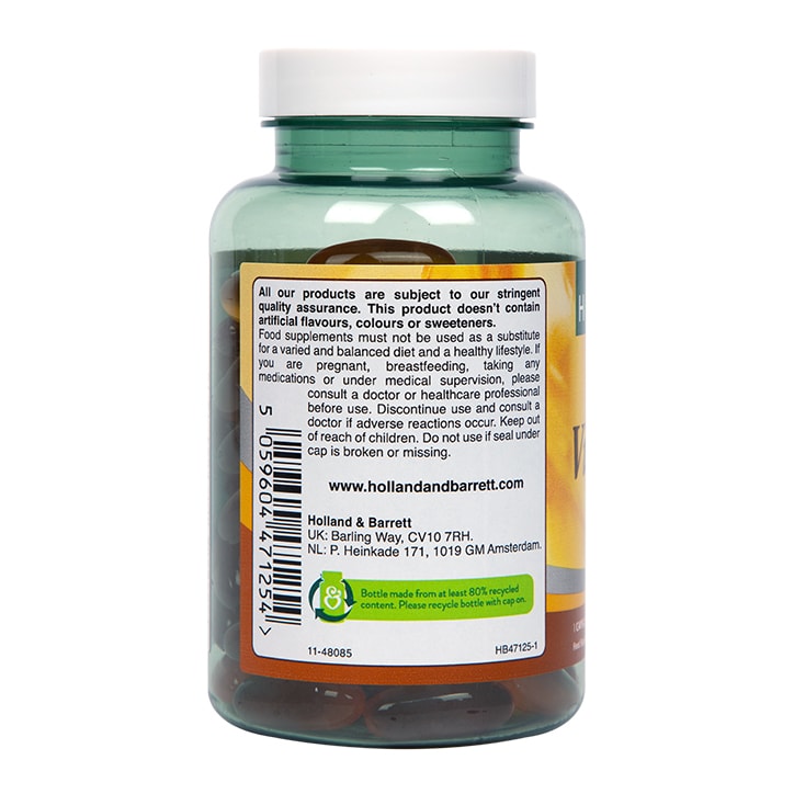 Holland & Barrett Vitamin E 400iu 120 Capsules Vitamin E Holland&Barrett   