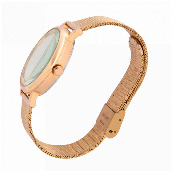 Toff London women's white dial brown cockapoo watch, UK version