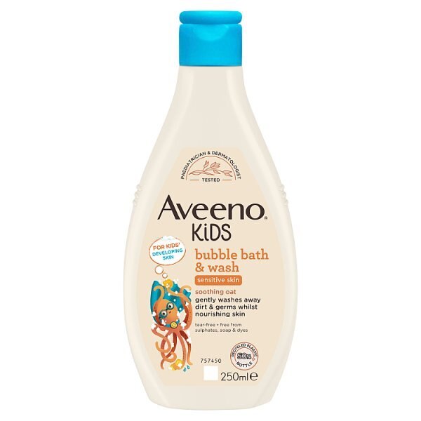 Aveeno Kids Bubble Bath & Wash 250Ml GOODS Superdrug   