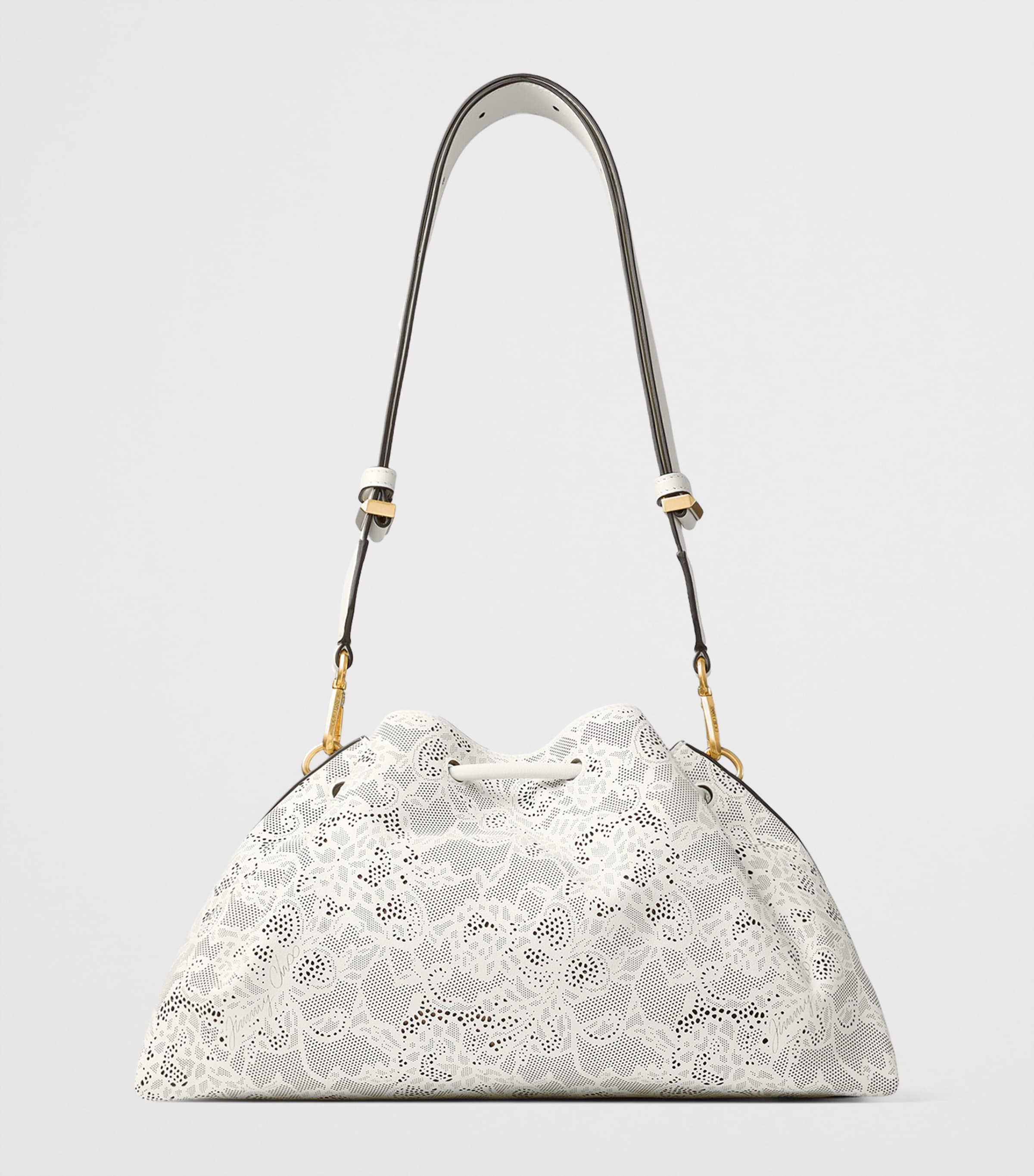 Jimmy Choo medium Cinch leather shoulder bag - British product