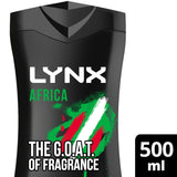 Lynx Africa Bodywash Shower Gel 500ml GOODS Sainsburys   